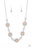 Paparazzi Summer Dream - Orange Opalescent Necklace