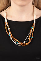 Paparazzi Summer Odyssey - Multi Wooden Beads Necklace