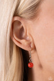 Paparazzi Summer Scope - Red Necklace