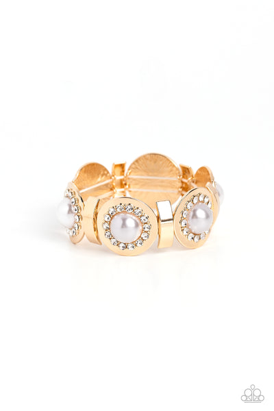 Paparazzi Summer Serenade - Gold Bracelet