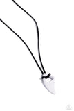 Paparazzi Summer Shark - White Necklace