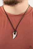 Paparazzi Summer Shark - White Necklace