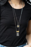 Paparazzi Sunburst Rustica - Yellow Necklace
