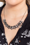 Paparazzi Sunburst Season - Silver Necklace