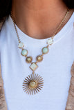 Paparazzi SEP FF Sunburst Style - Gold Necklace