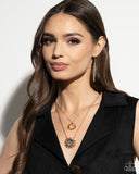 Paparazzi Sunburst Surprise - Gold Necklace
