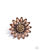 Paparazzi Sunflower Setting- Cooper Ring