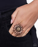Paparazzi Sunflower Setting- Cooper Ring