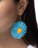 Paparazzi Sunflower Sonata- Blue Earrings