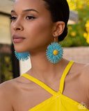 Paparazzi Sunflower Sonata- Blue Earrings
