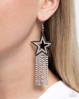 Paparazzi Sunset Superstar - Black Earrings