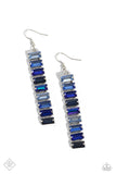 Paparazzi JULY FF Superbly Stacked - Blue Earrings