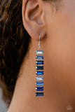 Paparazzi JULY FF Superbly Stacked - Blue Earrings