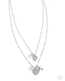 Paparazzi Supernal Shimmer- White Necklace