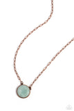 Paparazzi Suspended Stone - Copper