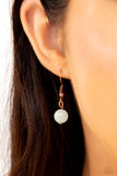 Paparazzi Suspended Stone - Copper