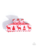 Paparazzi Sweater Story- Red Hair Accessory