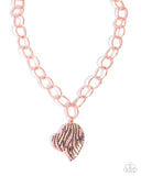 Paparazzi Sweet Stripes- Copper Necklace