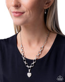Paparazzi Sweetheart Swoon- White Necklace