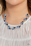 Paparazzi Swimming in Sparkles - Blue Necklace