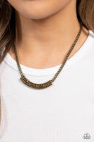 Paparazzi Swing Dance Dream - Brass Necklace