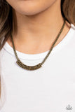 Paparazzi Swing Dance Dream - Brass Necklace