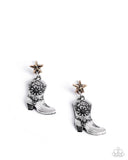 Paparazzi Swing Dancing Sass- Silver Earrings