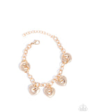 Paparazzi Synced Shapes- Gold Bracelet