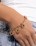 Paparazzi Synced Shapes- Gold Bracelet
