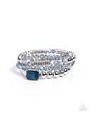Paparazzi Synchronized Showcase- Blue Bracelet
