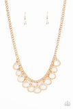 Paparazzi TEAR-rifically Twinkling - Gold Necklace