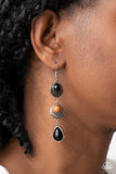 Paparazzi Tahoe Trailblazer - Multi Teardrop Bead Earrings