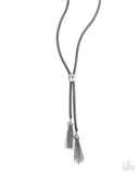 Paparazzi Tassel Thrill - Black Necklace