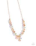 Paparazzi Tasteful Tulip- Orange Necklace