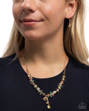 Paparazzi Tasteful Tulip- Orange Necklace