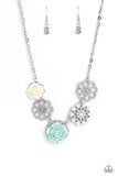 Paparazzi Tea Party Favors - Blue Flower Necklace