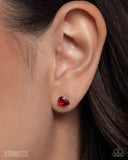 Paparazzi Teardrop Transit- Red StainlessSteel