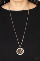 Paparazzi Tearoom Twinkle - Rose Gold Necklace