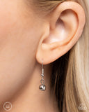 Paparazzi Teeming Teardrop - Silver Necklace