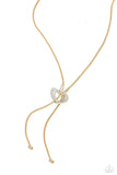 Paparazzi Tempting Tassel - Gold Necklace