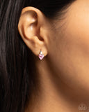 Paparazzi Tenuous Touch- Pink Earrings