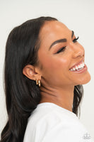 Paparazzi Simply Sinuous - Gold Hoops