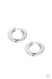 Paparazzi The New Classic - Silver Hoops