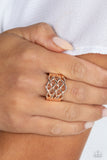 Paparazzi The One That KNOT Away - Rose Gold Ring