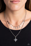 Paparazzi The Second Star To The LIGHT - Blue Iridescent Necklace