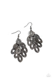 Paparazzi Thrift Shop Twinkle - Black Links Earrings