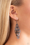 Paparazzi Thrift Shop Twinkle - Black Links Earrings