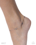 Paparazzi Tiered Tribute- Silver Anklet