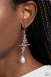 Paparazzi Timeless Tapestry - Pink Earrings