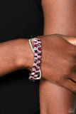 Paparazzi Timeless Trifecta - Pink Bracelet
